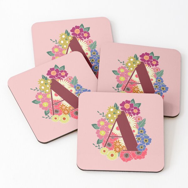 Artikelvorschau, Blumenmonogramm A entworfen und verkauft von ByThaisQ.