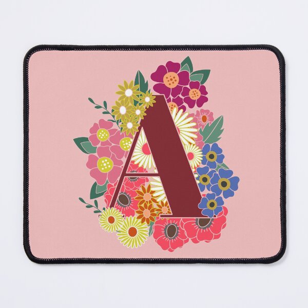 Artikelvorschau, Blumenmonogramm A entworfen und verkauft von ByThaisQ.
