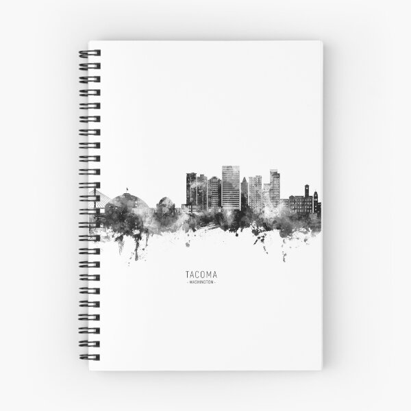 Artikelvorschau, Tacoma Washington Skyline entworfen und verkauft von ArtPrints.