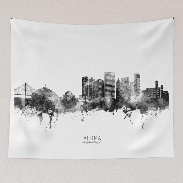 Item preview, Tacoma Washington Skyline designed and sold by ArtPrints.