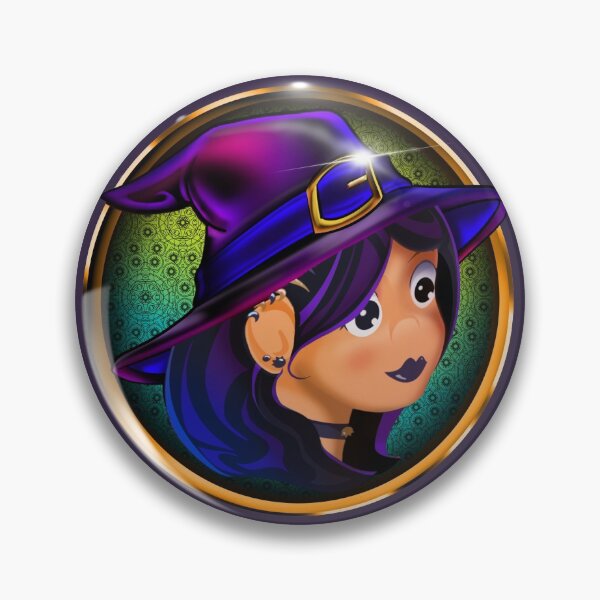 Item preview, Halloween Witch (blue) designed and sold by GlaDyxies.