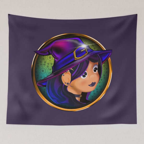 Item preview, Halloween Witch (blue) designed and sold by GlaDyxies.