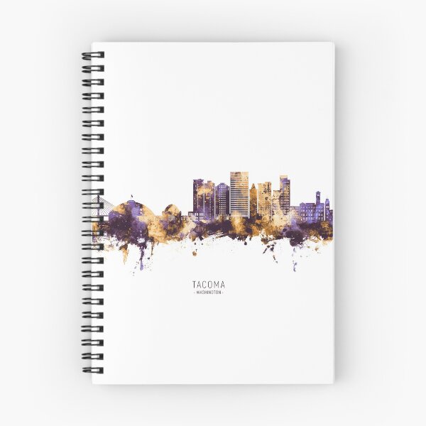 Artikelvorschau, Tacoma Washington Skyline entworfen und verkauft von ArtPrints.