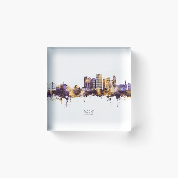 Item preview, Tacoma Washington Skyline designed and sold by ArtPrints.