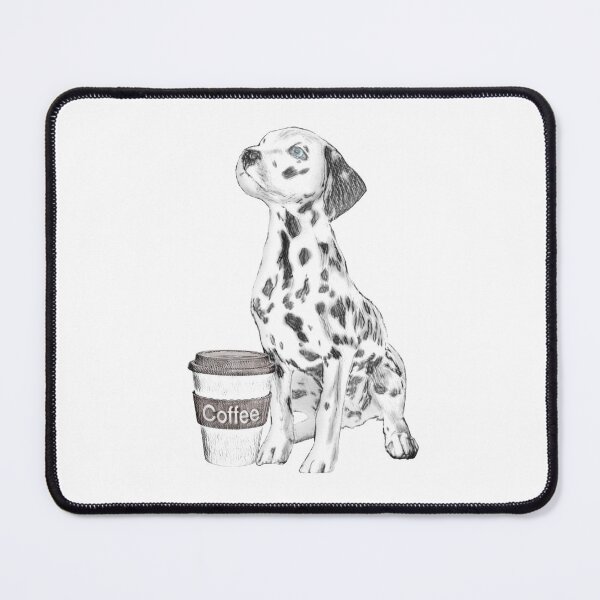 Item preview, Dalmatian With Coffee Cup designed and sold by NikkiBear67.