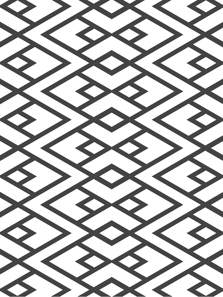 Aperçu 5 sur 5. Robe trapèze avec l'œuvre Dark Gray and White Diamond Shape Pattern Pairs 2022 Popular Color Sherwin Williams Iron Ore SW 7069 créée et vendue par ColorOfTheYears.