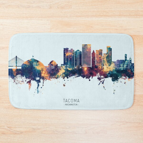 Item preview, Tacoma Washington Skyline designed and sold by ArtPrints.