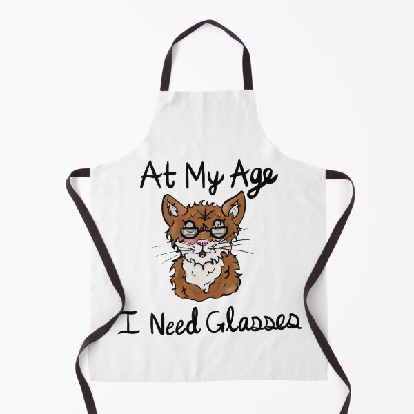 Item preview, At My Age I Need Glasses Cat designed and sold by BioLushGraphics.