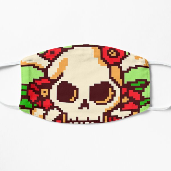 Pixel Skull Flat Mask