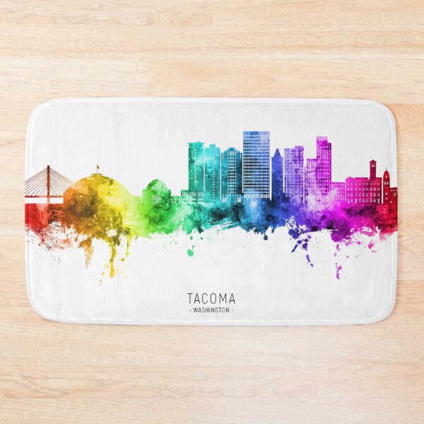 Item preview, Tacoma Washington Skyline designed and sold by ArtPrints.