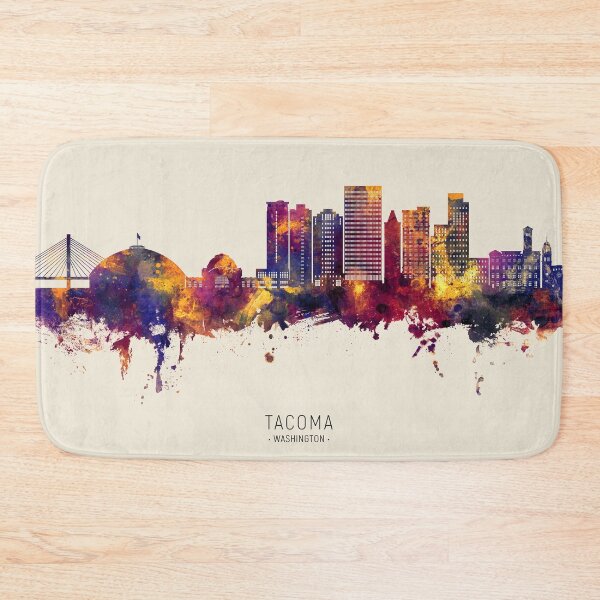 Item preview, Tacoma Washington Skyline designed and sold by ArtPrints.