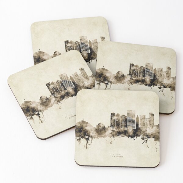 Item preview, Tacoma Washington Skyline designed and sold by ArtPrints.