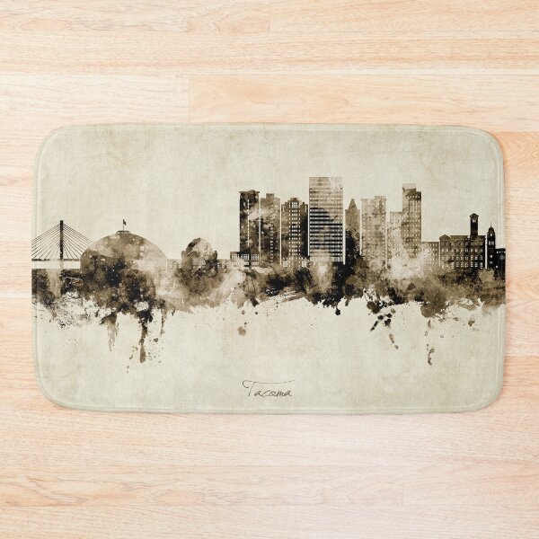 Item preview, Tacoma Washington Skyline designed and sold by ArtPrints.