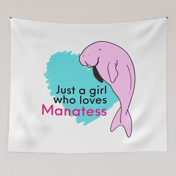 Item preview, Just a girl who loves Manatees. Save the Manatees designed and sold by monodesigns.