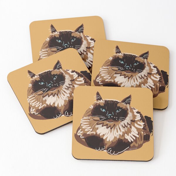 Item preview, Himalayan Cat smilig designed and sold by belettelepink.
