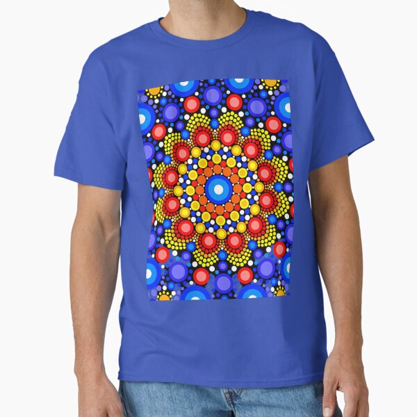 Item preview, Blue and Orange Circles Pattern designed and sold by artistoutfitter.