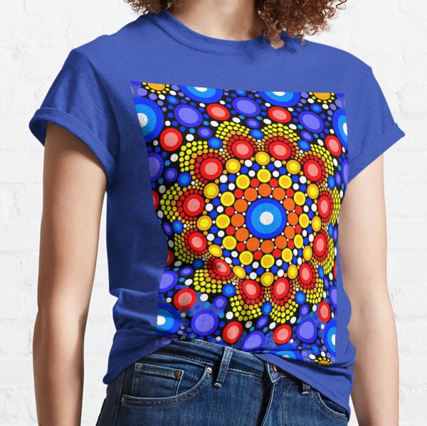 Item preview, Blue and Orange Circles Pattern designed and sold by artistoutfitter.