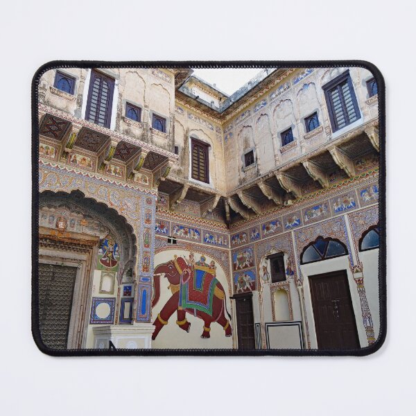 Item preview, Paintings on a haveli in Mandawa in Rajasthan India designed and sold by cuisinecat2.