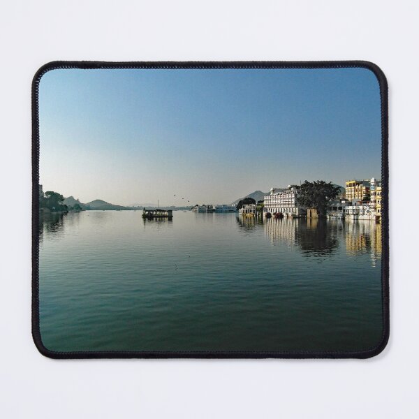 Item preview, Twilight at beautiful lake Pichola in Udaipur, Rajasthan, India designed and sold by cuisinecat2.