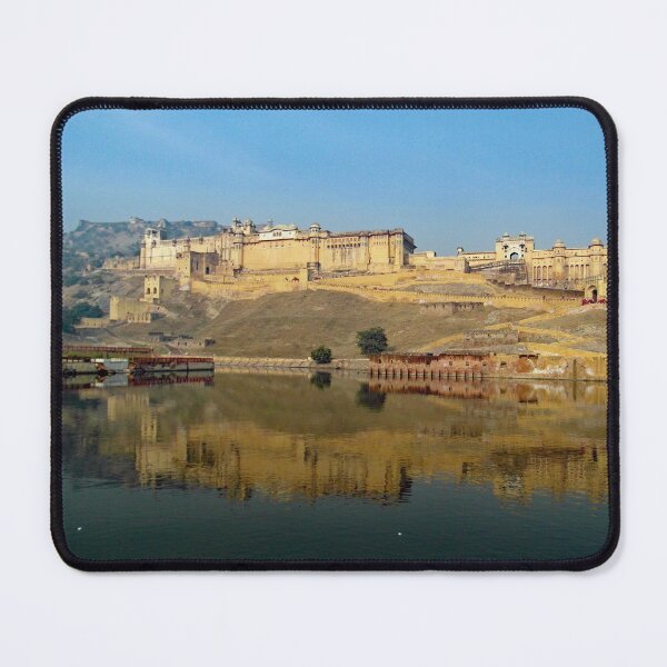 Item preview, Beautiful Amber Fort reflected in Maotha Lake designed and sold by cuisinecat2.