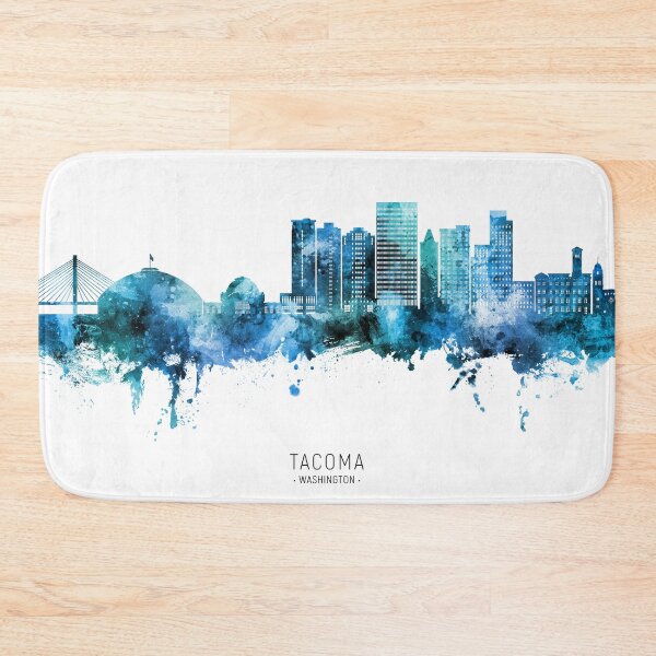 Item preview, Tacoma Washington Skyline designed and sold by ArtPrints.