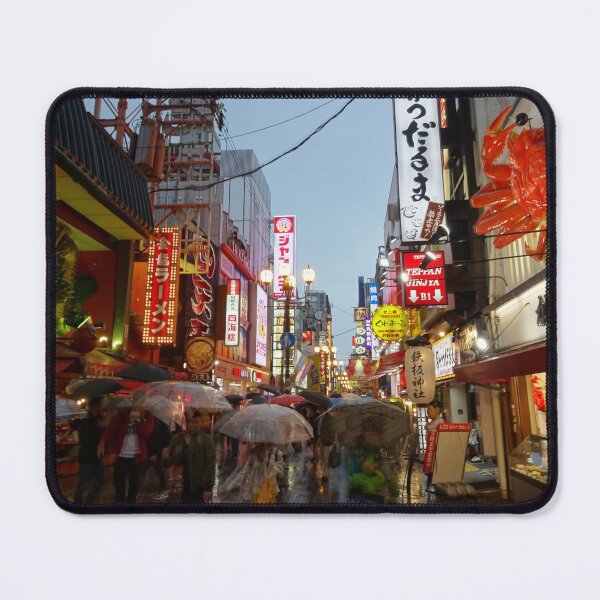 Item preview, Osaka dotonbori in the rain designed and sold by cuisinecat2.