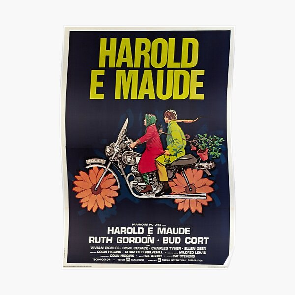 Harold and Maude Vintage Large Movie Poster Art Print A0 A1 A2 A3 A4 Maxi 