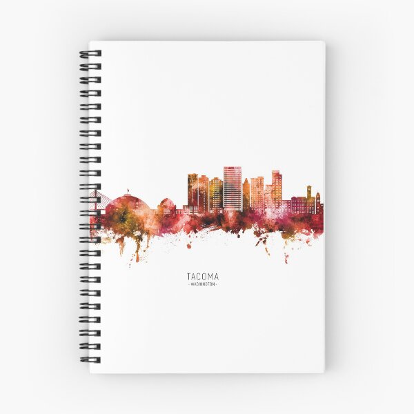 Artikelvorschau, Tacoma Washington Skyline entworfen und verkauft von ArtPrints.