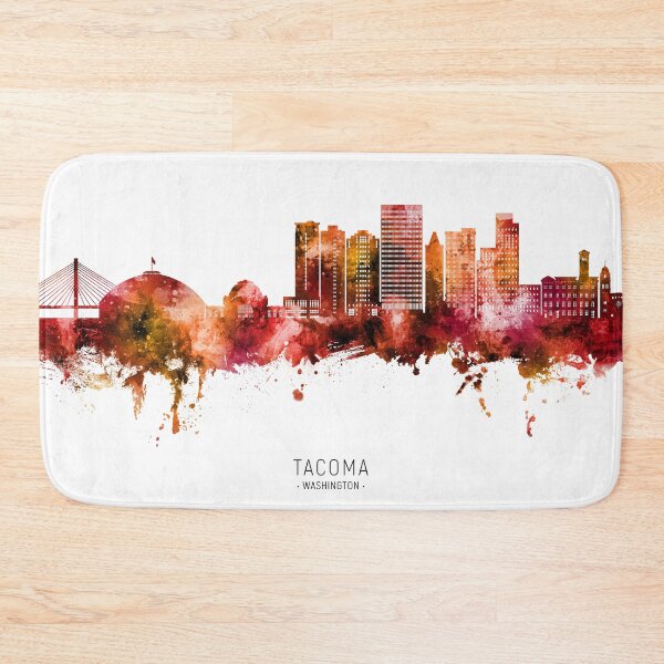 Item preview, Tacoma Washington Skyline designed and sold by ArtPrints.