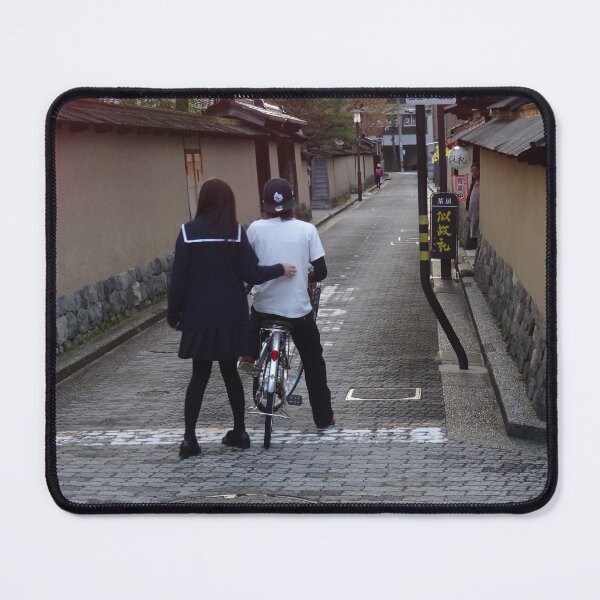 Item preview, Two young people and a no entry sign in Japan designed and sold by cuisinecat2.