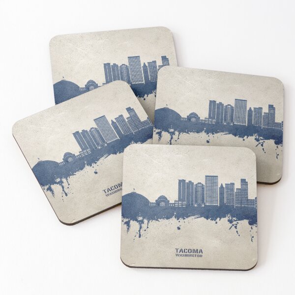 Item preview, Tacoma Washington Skyline designed and sold by ArtPrints.