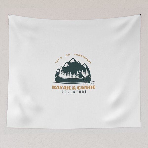 Item preview, Let's Go Somewhere - Kayak Canoe Adventure designed and sold by Dbanksdesign.