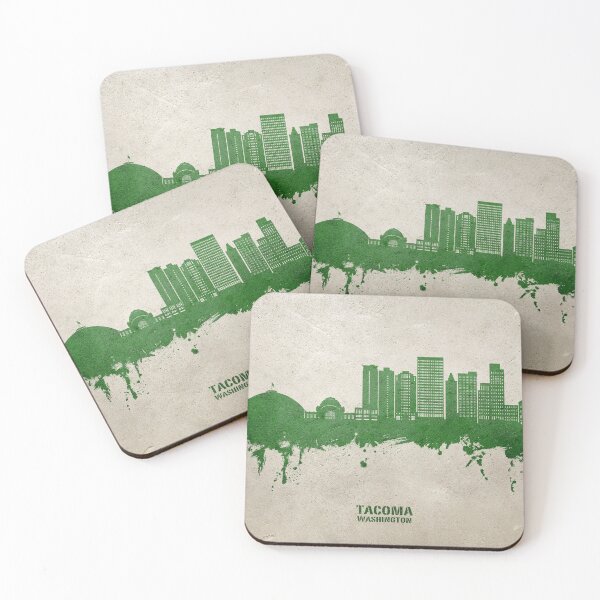 Item preview, Tacoma Washington Skyline designed and sold by ArtPrints.