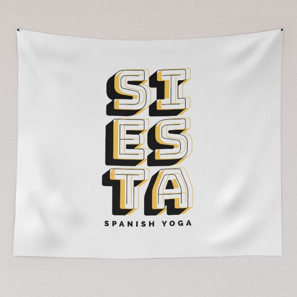 Artikelvorschau, Siesta spanish yoga yoga lover spanish siesta time nap  entworfen und verkauft von Tropical Blood.