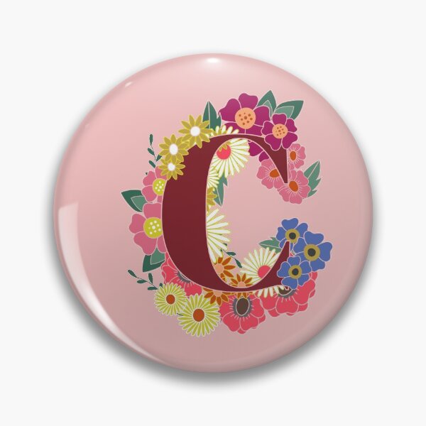 Item preview, Floral Monogram C designed and sold by ByThaisQ.