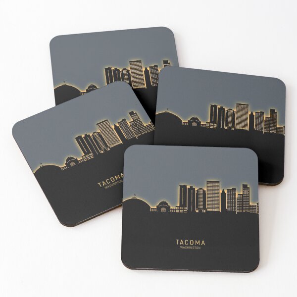 Item preview, Tacoma Washington Skyline designed and sold by ArtPrints.