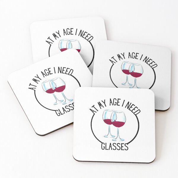 Item preview, “At my age I need glasses” – Funny quote  designed and sold by PrintsEntmt.