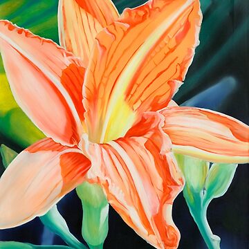 Artwork thumbnail, "King for a Day" - orange day lily by James Knowles