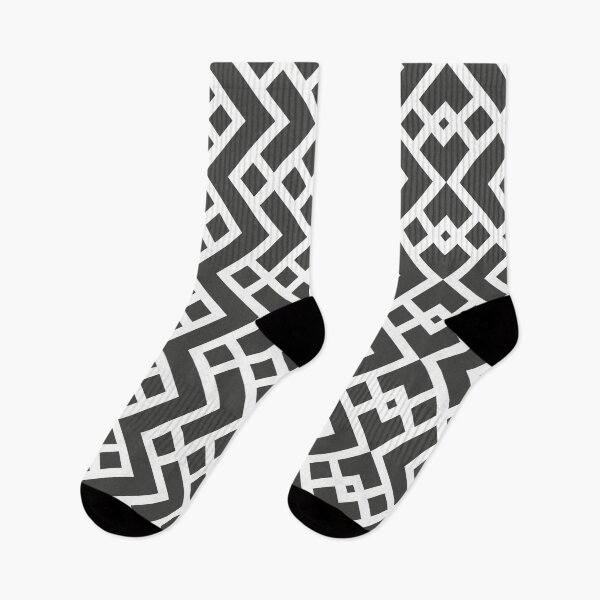 Item preview, Dark Gray and White Tessellation Line Pattern 25 Pairs 2022 Popular Color Sherwin Williams Iron Ore SW 7069 designed and sold by ColorOfTheYears.