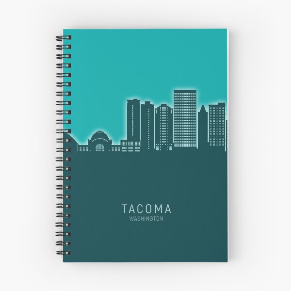Artikelvorschau, Tacoma Washington Skyline entworfen und verkauft von ArtPrints.