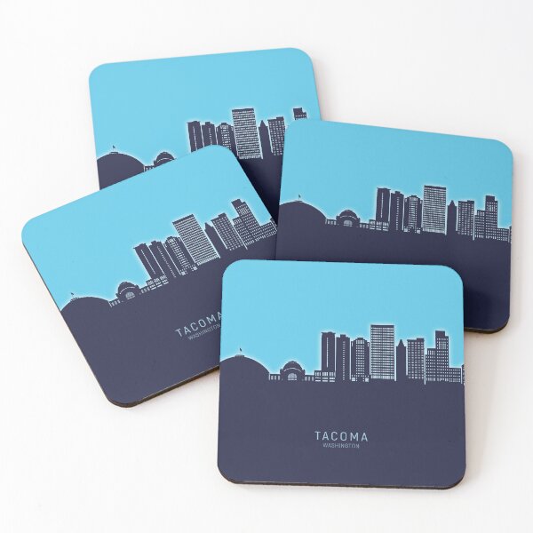 Item preview, Tacoma Washington Skyline designed and sold by ArtPrints.