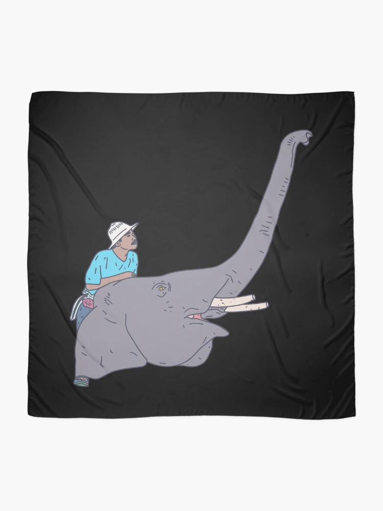 Thumbnail 2 of 3, Scarf, Mahout - Elephant Rider - Direct the Rider designed and sold by DeWinnes.