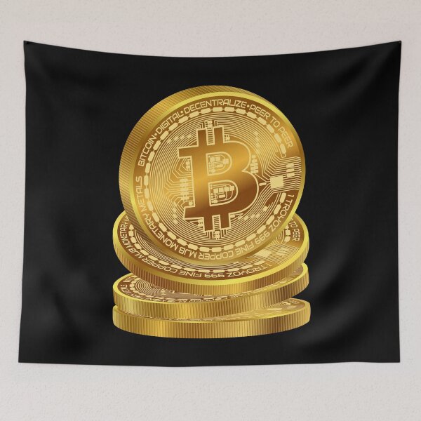 Item preview, Bitcoin Stacking Sats Crypto Graphic - Black designed and sold by johnta17.