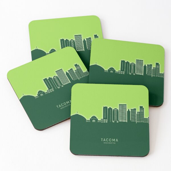 Item preview, Tacoma Washington Skyline designed and sold by ArtPrints.