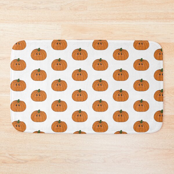 Item preview, Cute Blushing Pumpkin Pattern designed and sold by DeliliahDoodles.