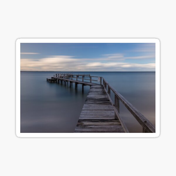 Shelley Beach Pier, Portsea Sticker