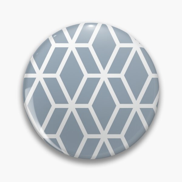 Item preview, Blue and White Tessellation Line Pattern 16 Pairs 2022 Popular Color Sherwin Williams Aleutian SW 6241 designed and sold by ColorOfTheYears.