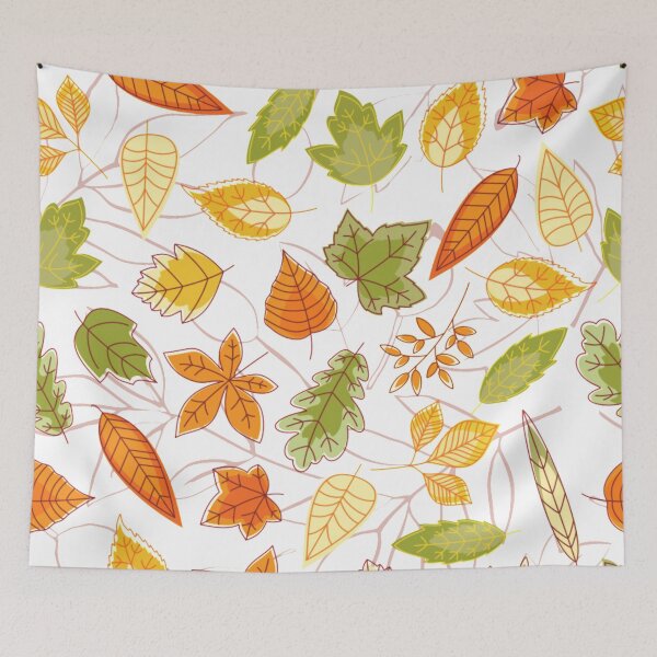 Item preview, Autumn Fall Leaves Patterned  designed and sold by Designs By YL.