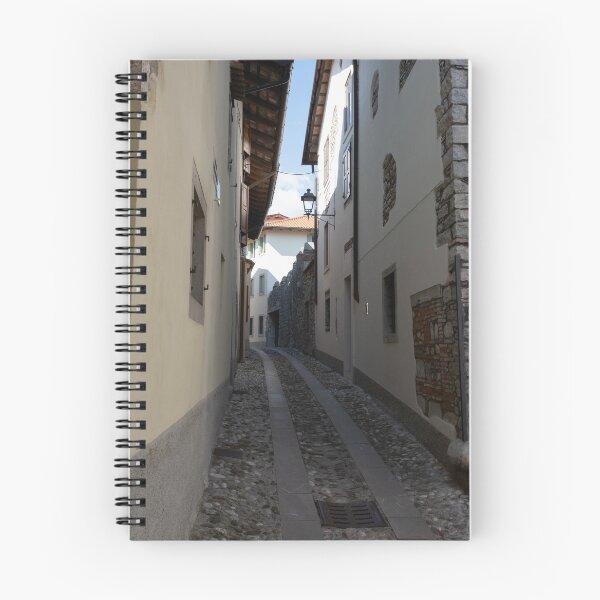 Item preview, North Italy Life in the center of the lombard medieval city. Walking through narrow streets and walls. Sunny summer day. (vertical) designed and sold by Maurizio Fabbroni.
