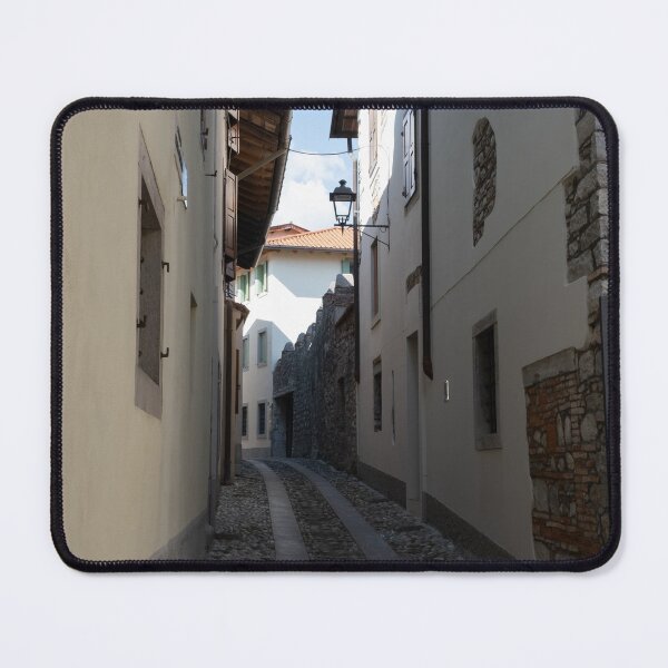 Item preview, North Italy Life in the center of the lombard medieval city. Walking through narrow streets and walls. Sunny summer day. (vertical) designed and sold by Maurizio Fabbroni.